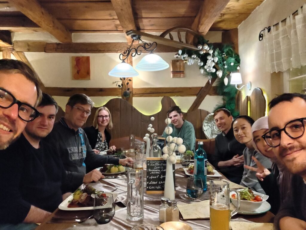 KahmannLab and DeibelLab members at the Chemnitz Christmas market