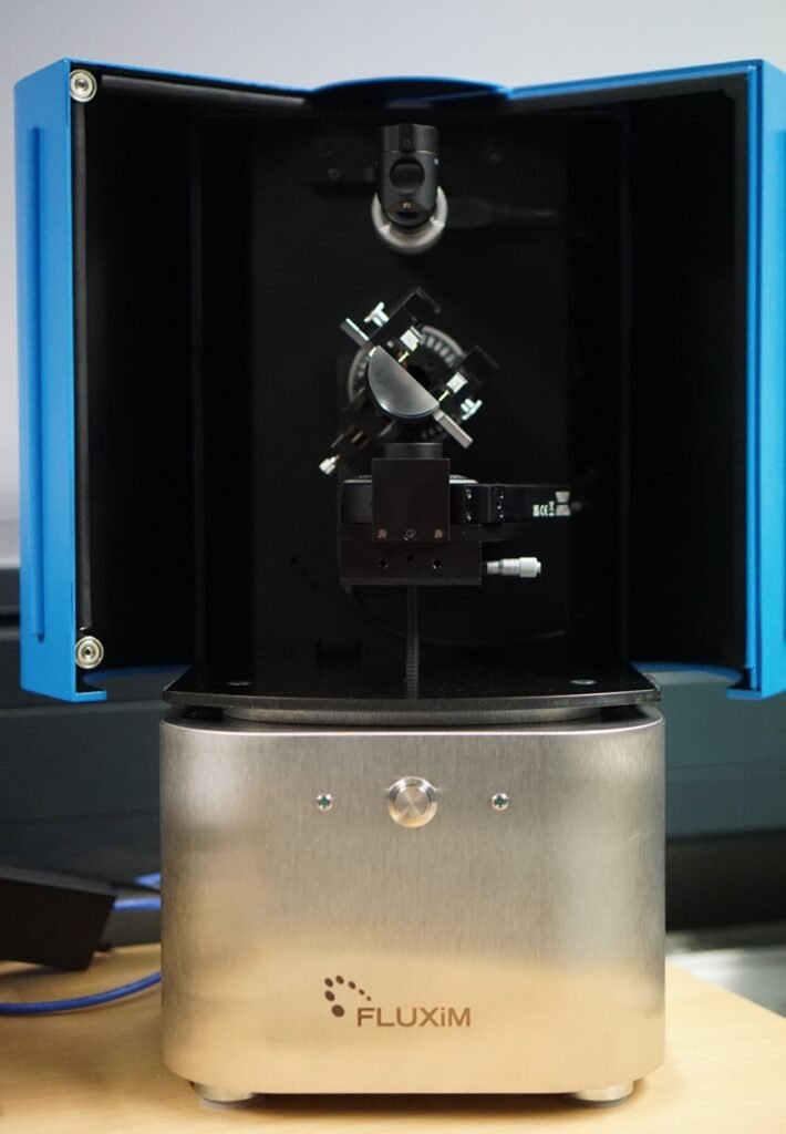 Fluxim Phelos angular photoluminescence and electroluminescence system